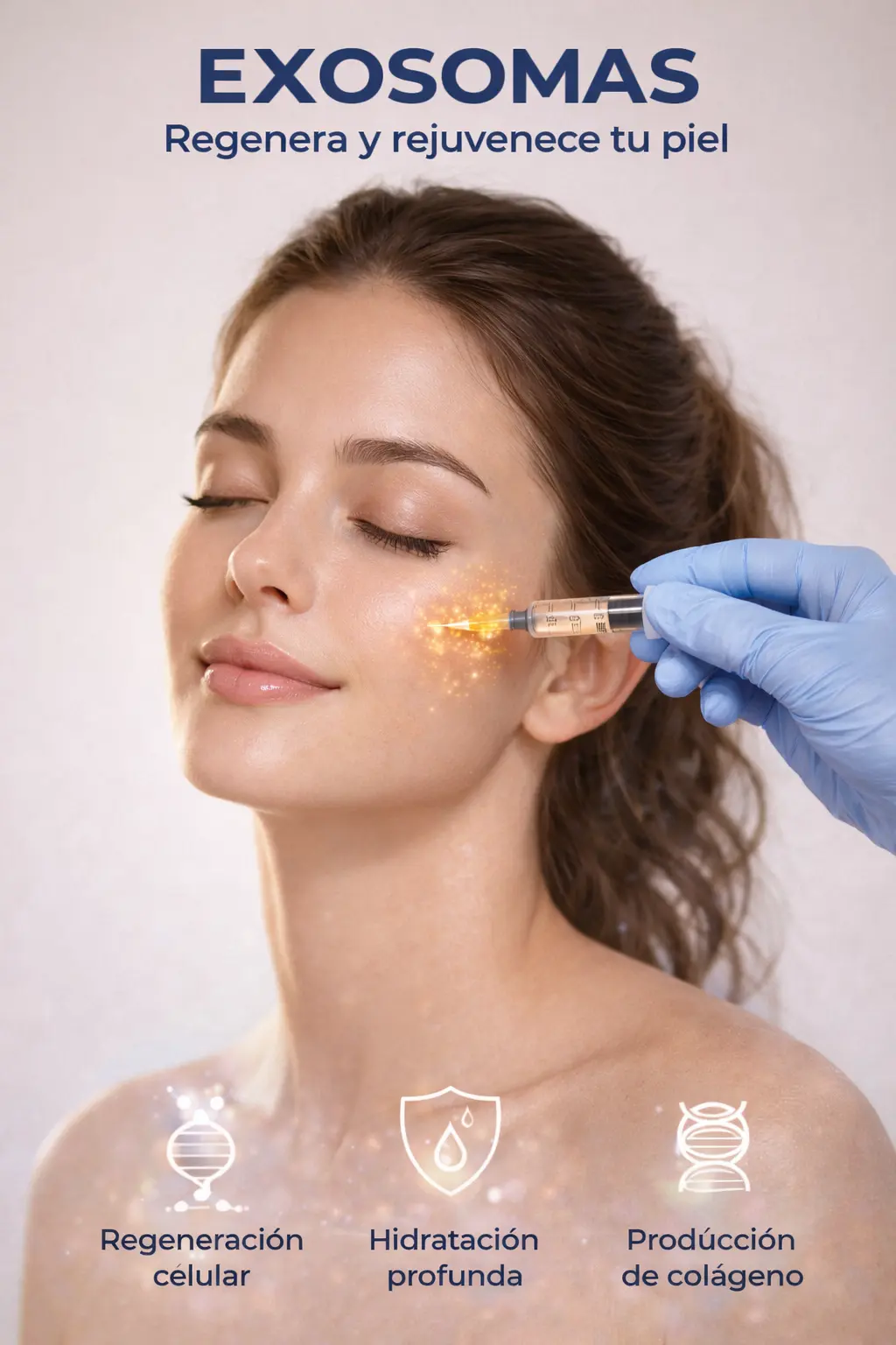 Tratamiento facial con exosomas en Vélez-Málaga para mejorar la calidad y reparación de la piel